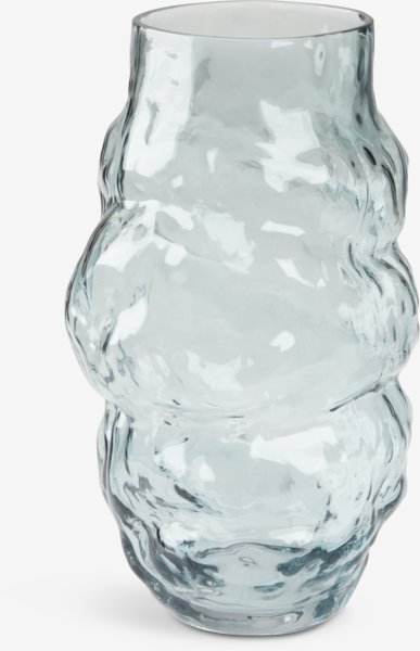 Váza JARL Ø18xV30 cm modrá