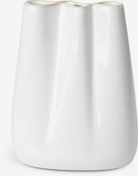 Vase CARLO B13xL8xH17cm grå