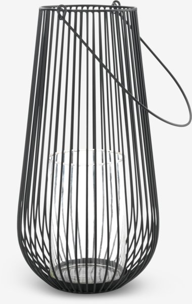 Lantern MELIAS D23xH46cm black