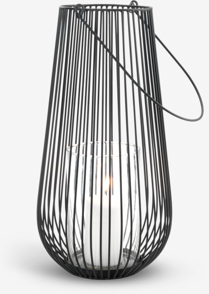 Lantern MELIAS D23xH46cm black