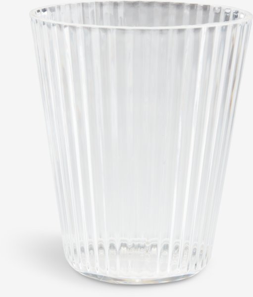 Plastglass BRUNO Ø9xH10cm 4stk/pk ass.