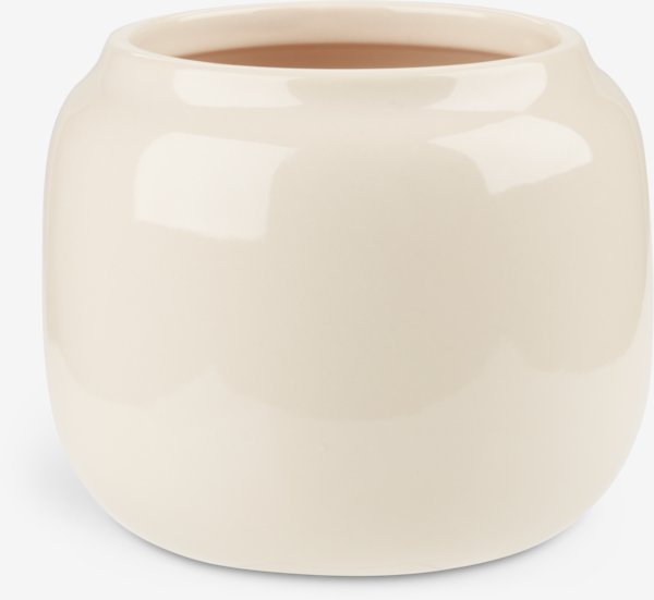 Cache-pot MARCUS Ø16xH13cm beige