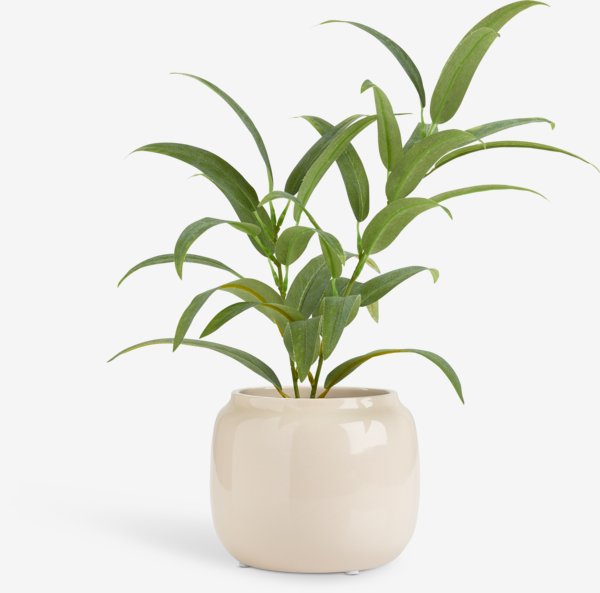 Vaso per piante MARCUS Ø16xH13 cm beige