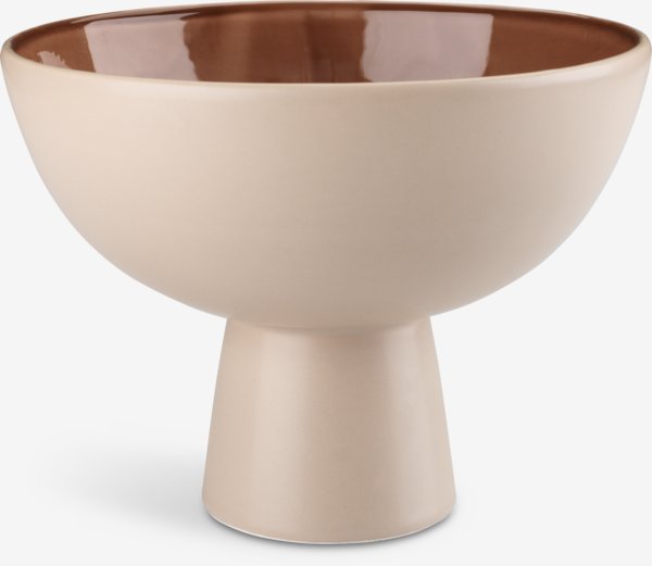 Bowl CHRIS D21xH16cm beige/terracotta