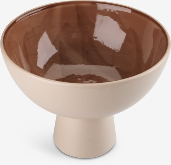 Bowl CHRIS D21xH16cm beige/terracotta