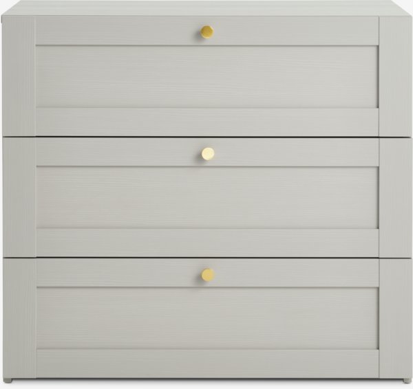 3 drawer chest FRAMLEV grey