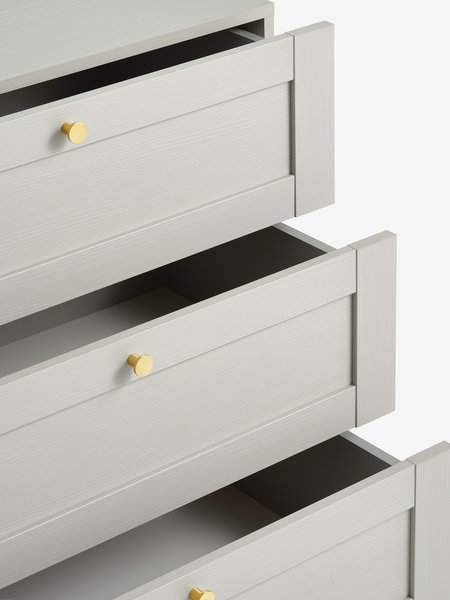 3 drawer chest FRAMLEV grey