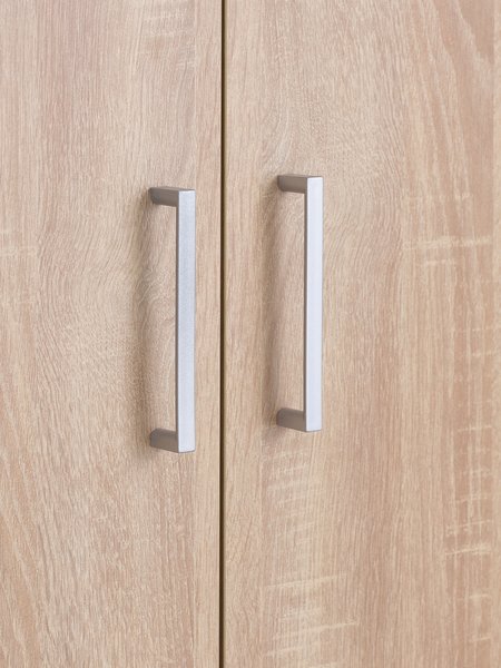 Kleiderschrank FANDRUP 97x176 2 Türen 3 Schubl eiche hell