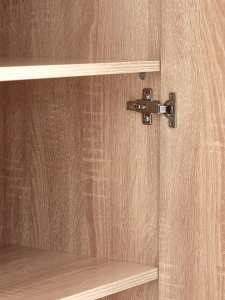 Wardrobe FANDRUP 97x176 2 doors 3 draw light oak colour