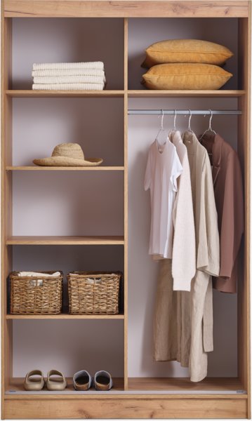 Wardrobe ODDER 120x201 2 sliding doors w