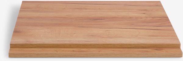 Shelves f/ LIMFJORDEN 3 doors pack of 2 natural oak