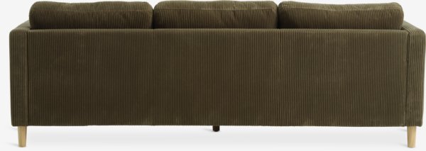 Sofa FALSLEV Chaiselongue Cord olivgrün