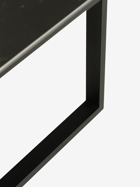 Yemek masası MOSELUND 90x180 seramik siyah
