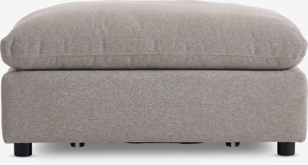 Sofa module LUNDBY chaise longue/pouffe sand fabric