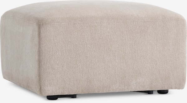 Sofa module SKEJBY chaise longue/pouffe sand fabric