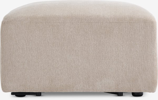 Sofa module SKEJBY chaise longue/pouffe sand fabric