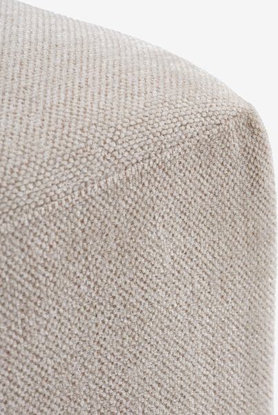 Sofa module SKEJBY chaise longue/pouffe sand fabric