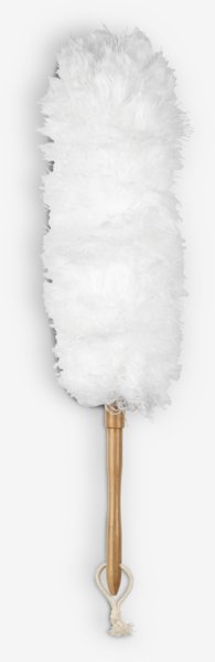 Spolverino con piume KAI Ø12xH59cm bian