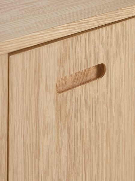 Dressoir MARSTRAND 2 deuren 3 lades naturel eik