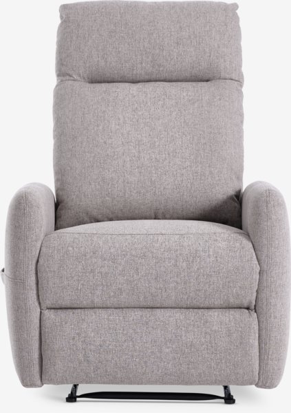 Massage chair VONSILD light grey fabric