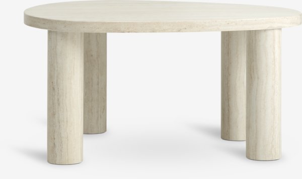 Stolić LUNDEBORG 68x85 boja mramora