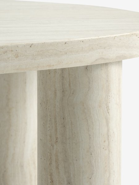 Stolić LUNDEBORG 68x85 boja mramora