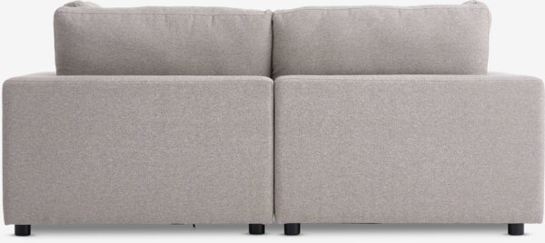 Modular sofa LUNDBY 2 seater sand fabric