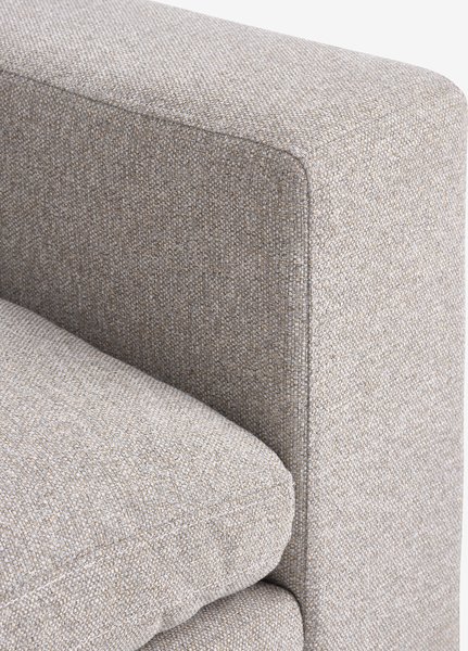 Modulares Sofa LUNDBY 3-Sitzer Stoff sand