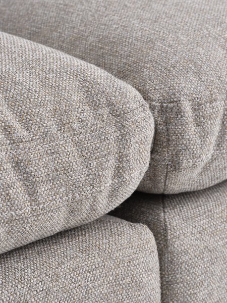 Modulsofa LUNDBY 3-seter sand stoff