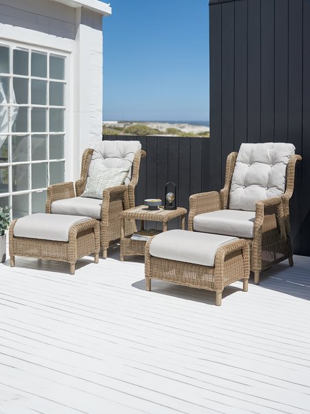 Loungeset FALKENBERG 2-sits natur