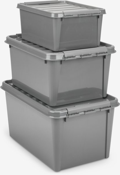 Storage BOX SMARTSTORE RECYCLED 15 14L w/lid