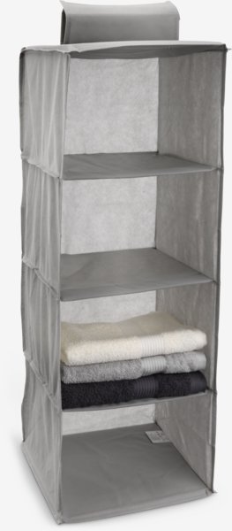 Organizer per armadio MAGNE 30x84x30 cm grigio