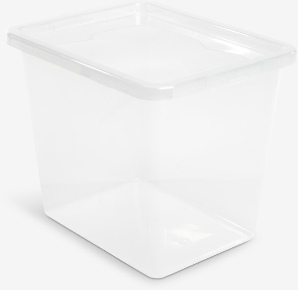 Caixa de arrumação BASIC BOX 31L com tampa transparente