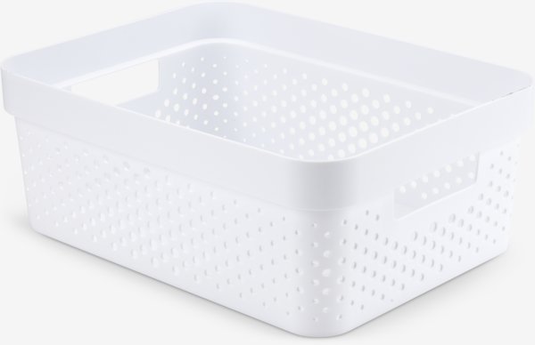 Panier INFINITY 11L plastique blanc