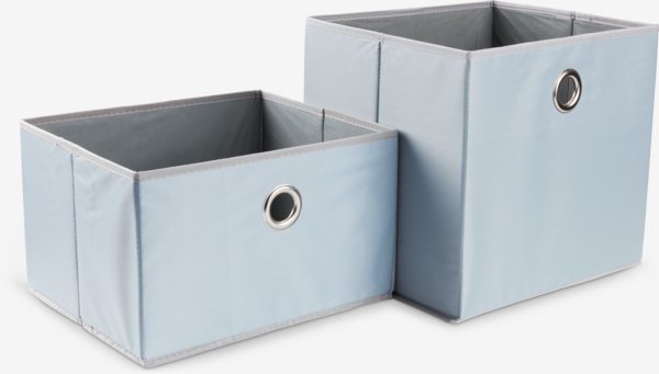 Cesta FRANS A32xL28xA30cm gris