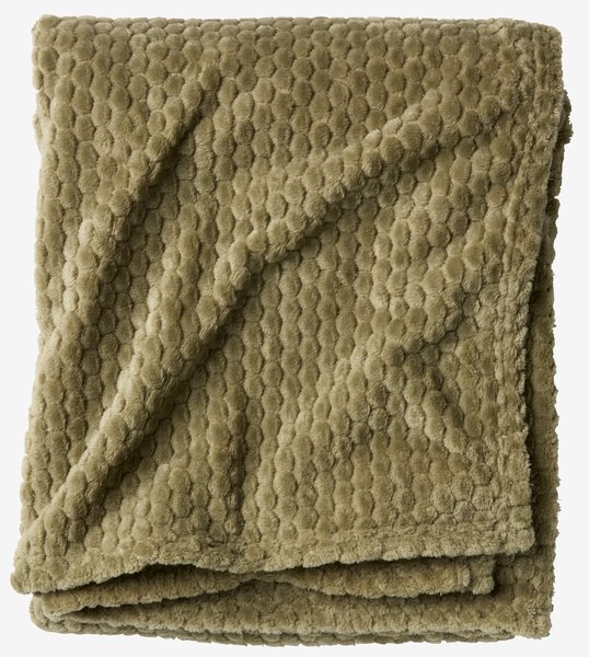 Fleece throw ROSENVIAL 130x160 green