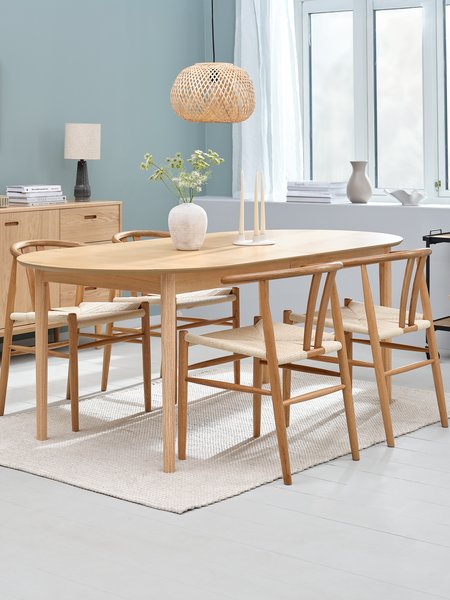 Table MARSTRAND 100x200/280 chêne