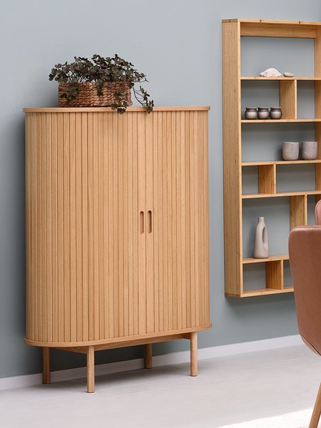 Credenza LYNGVIG 90 cm 2 ante a rullo rovere naturale