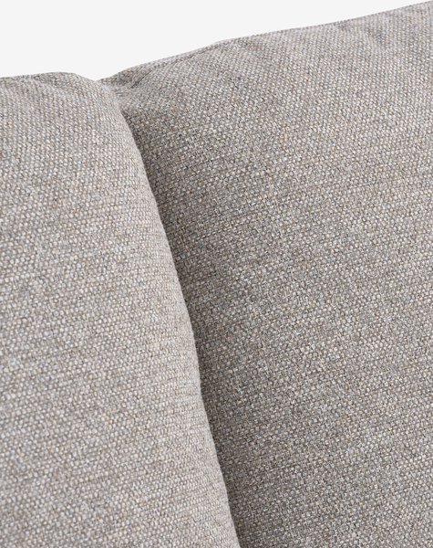 Modular sofa LUNDBY 5 seater open end sand fabric