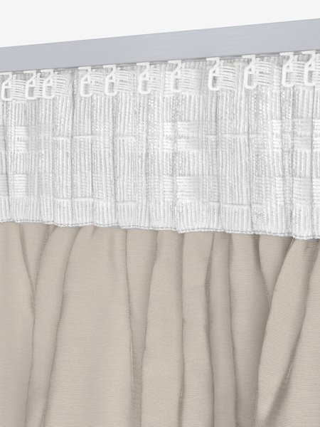 Curtain AUSTRA 1x140x300 velvet beige