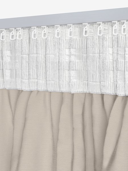 Gardin AUSTRA 1x140x175cm fløyel beige