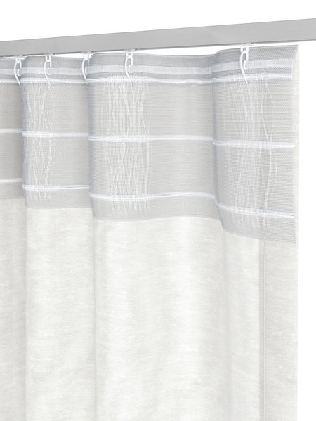 Κουρτίνα BOREN 1x140x245 υπόλευκο