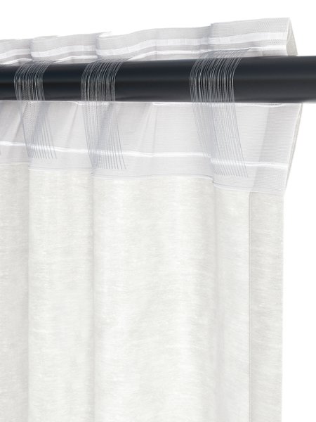 Κουρτίνα BOREN 1x140x245 υπόλευκο