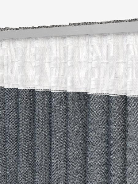 Curtain SAVALEN 1x140x245 chenille grey