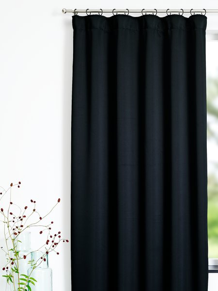 Cortinado semiopaco AMUNGEN 1x140x300 preto