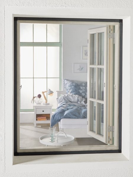Zanzariera NYORD 130x150 finestra grigio