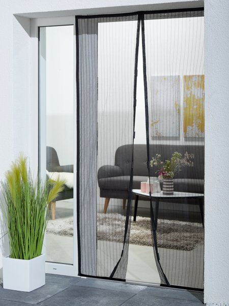 Insect screen BYGDIN 90x210 door black