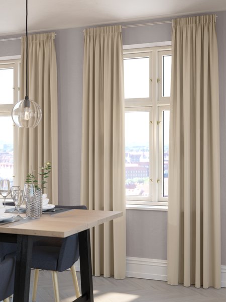 Verdunkelungs-Fertigvorhang AMUNGEN 1x140x300 beige