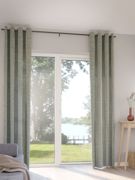 Zavjesa ANHOLT 1x140x300 prašnjavo zelena