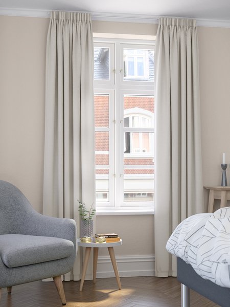 Rideau tamisant AMUNGEN 1x140x300 gris clair